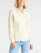 LEE 2 POCKET WORK SHIRT DAMSKA KOSZULA ECRU L45UIKNQ 112110588